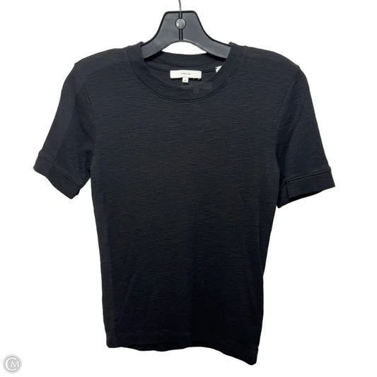 Top Short Sleeve Basic By Vince In Black, Size: M