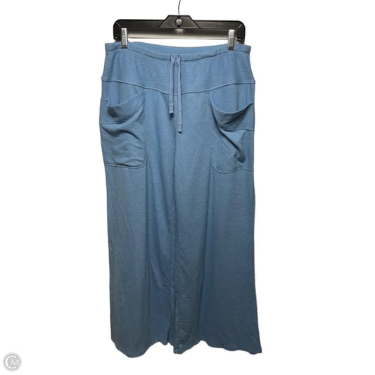 Pants Wide Leg Cropped By Intimately Free People In Blue, Size: M