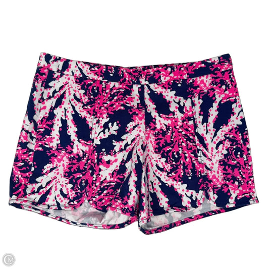 Shorts Designer By Lilly Pulitzer In Blue & Pink, Size: 4