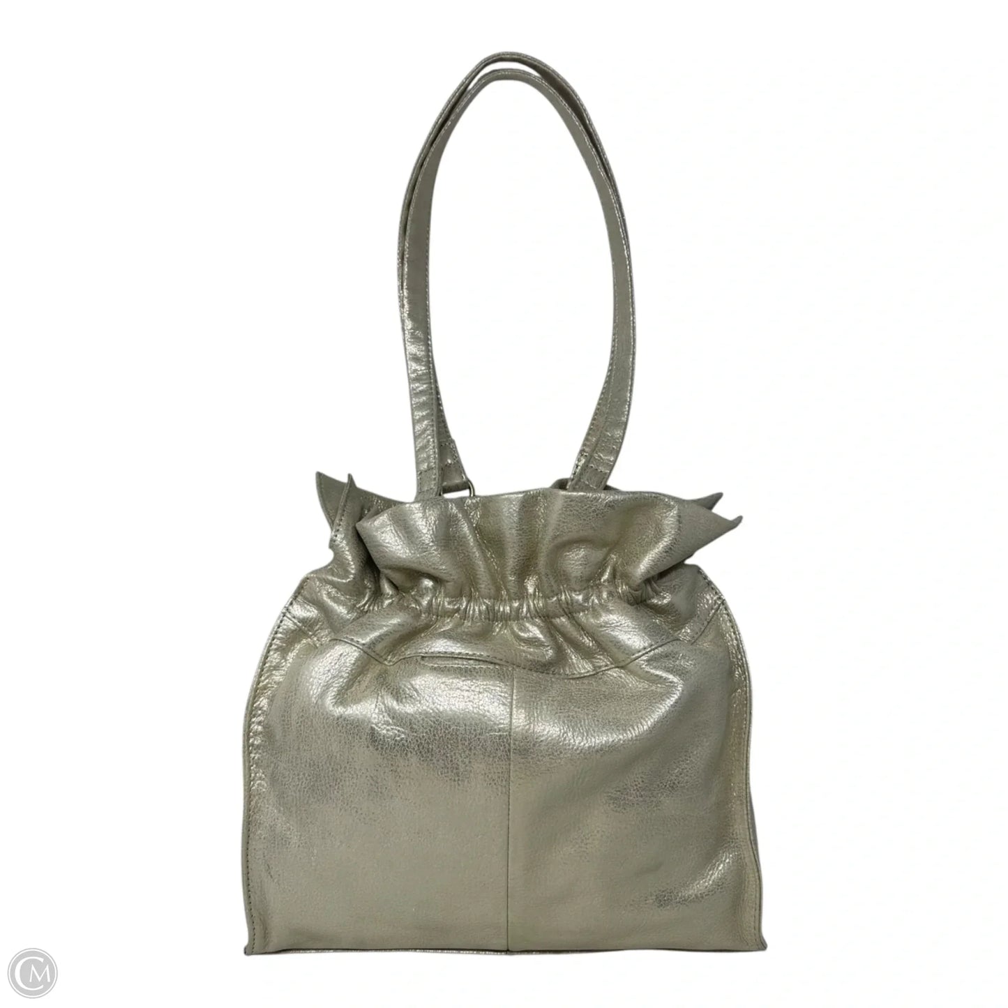Caliber Metallic Tote Handbag Leather By Hobo Intl, Size: Large