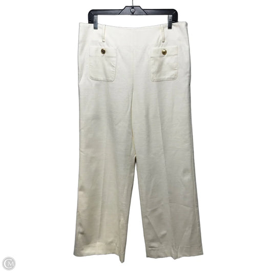 Greenwich Pants Dress By Talbots In Cream, Size: 12