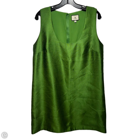 Dupioni Mollie Shift Dress Casual Short By Tuckernuck In Green, Size: L