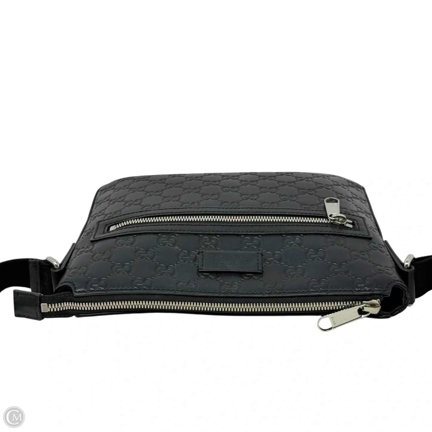 Guccissima Signature Leather Messenger Bag  Luxury Designer By Gucci, Size: Small