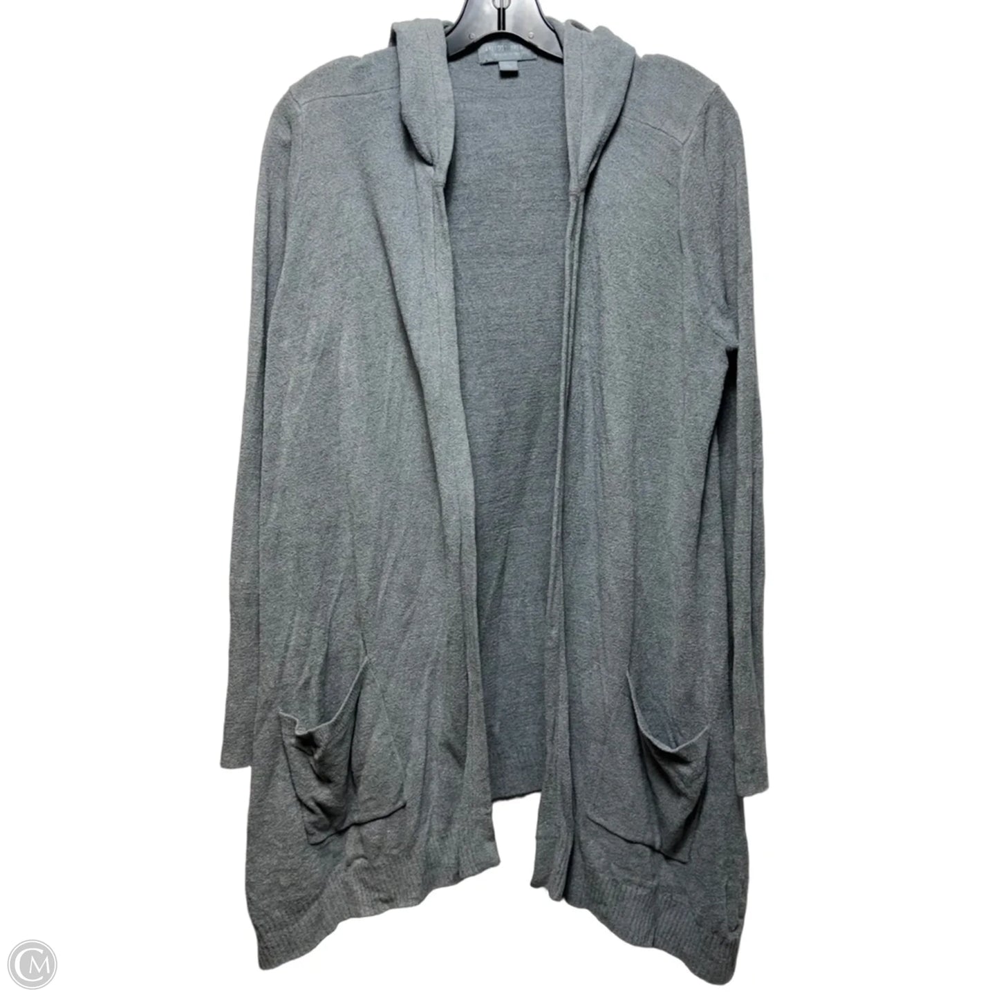 Sweater Cardigan By Barefoot Dreams In Grey, Size: L