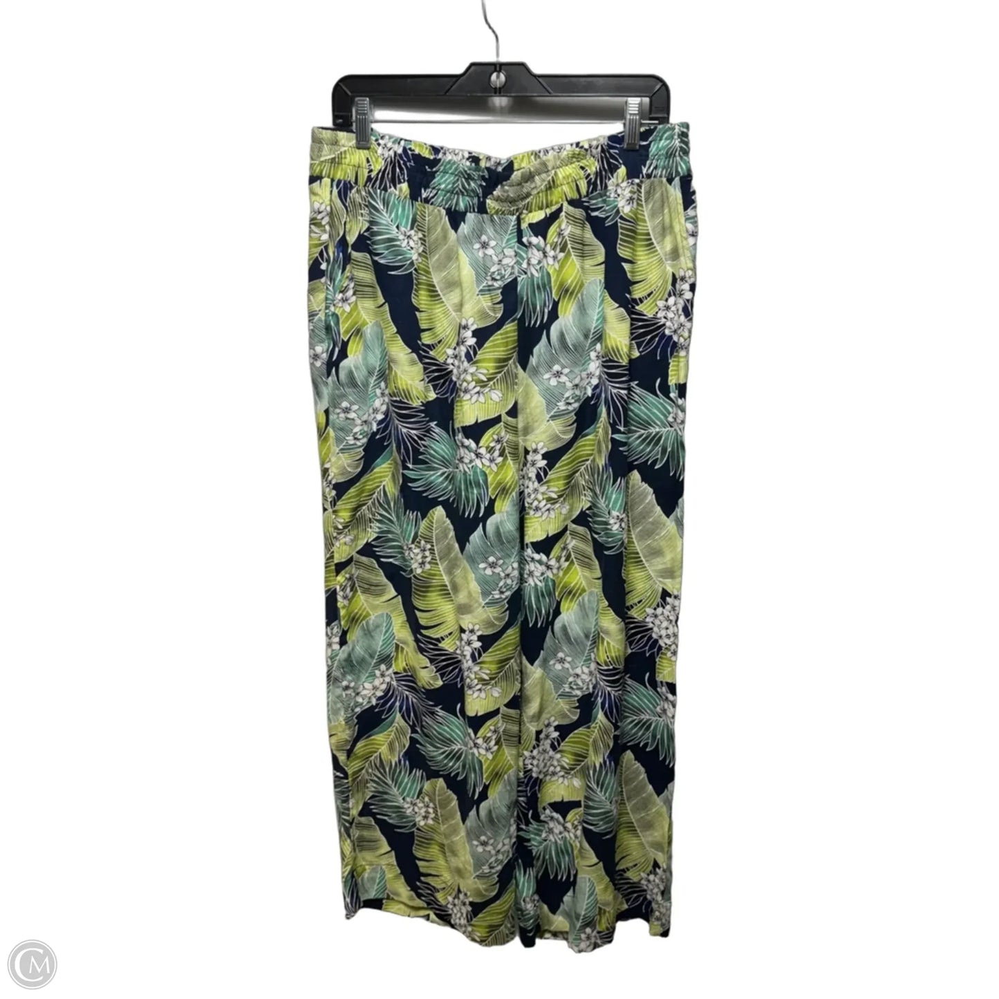 Linen Blend Pants Joggers By panama jack In Tropical Print, Size: Xl