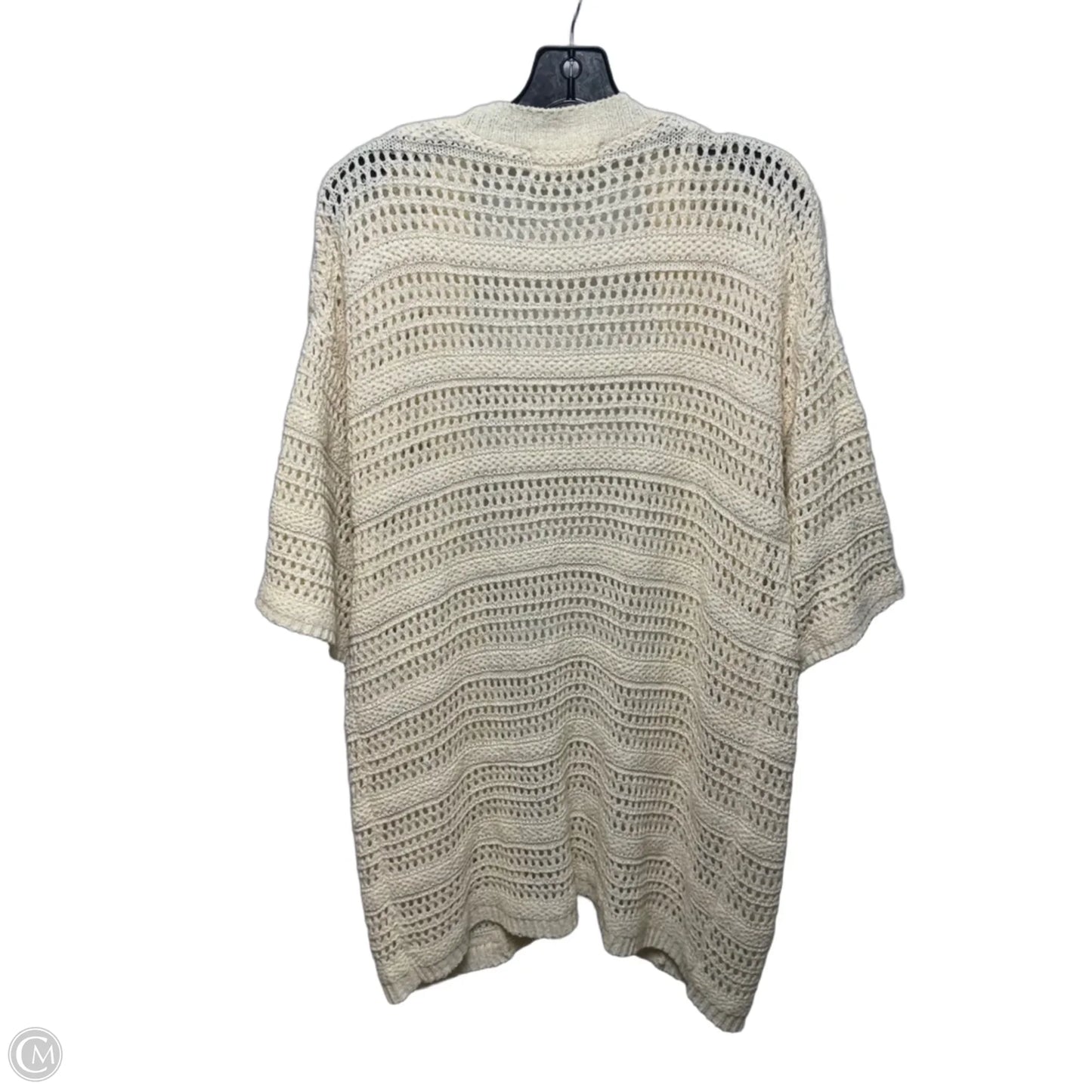 Sweater Cardigan By Anthropologie In Cream, Size: Osfm