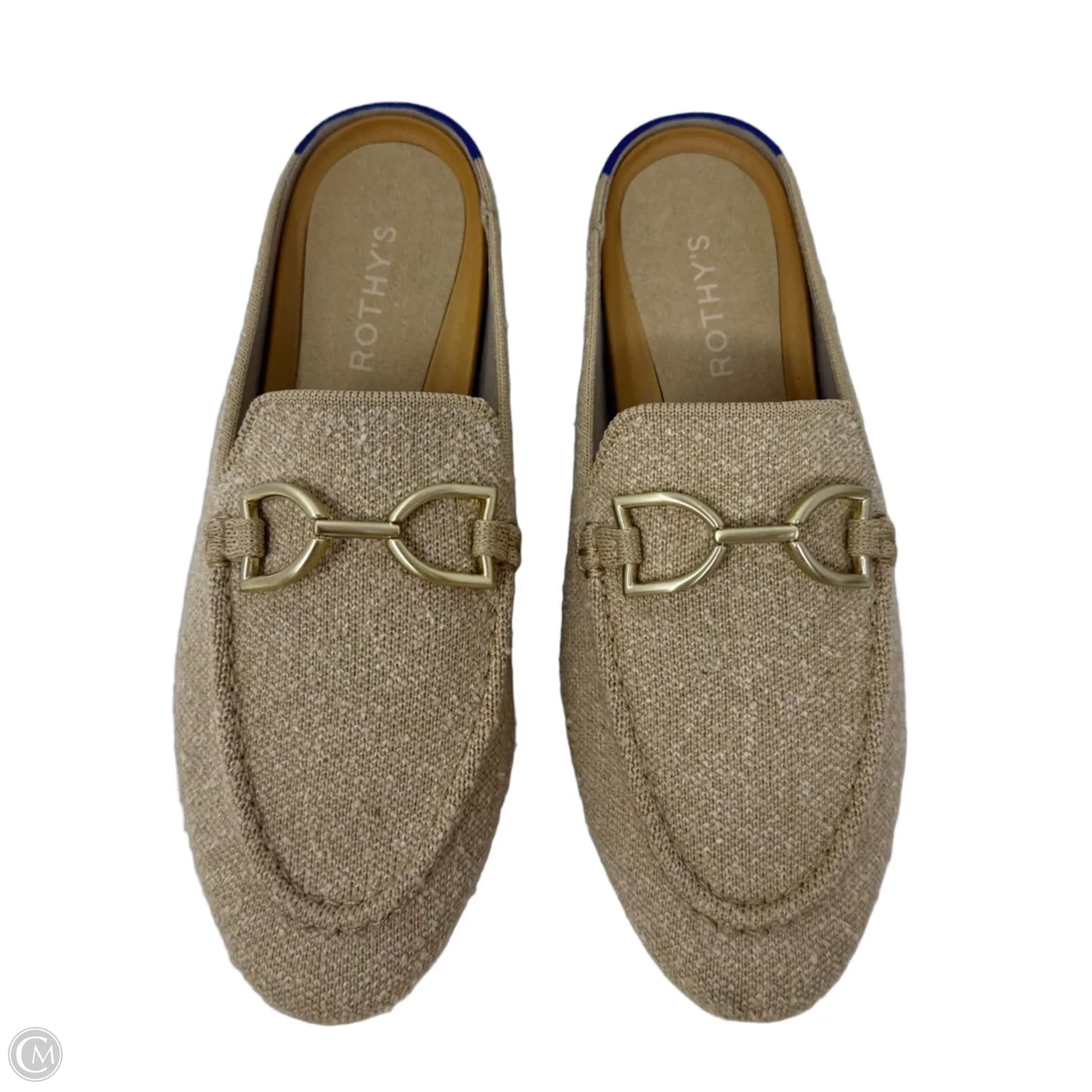 Knit Mule Shoes Flats By Rothys In Tan, Size: 6.5