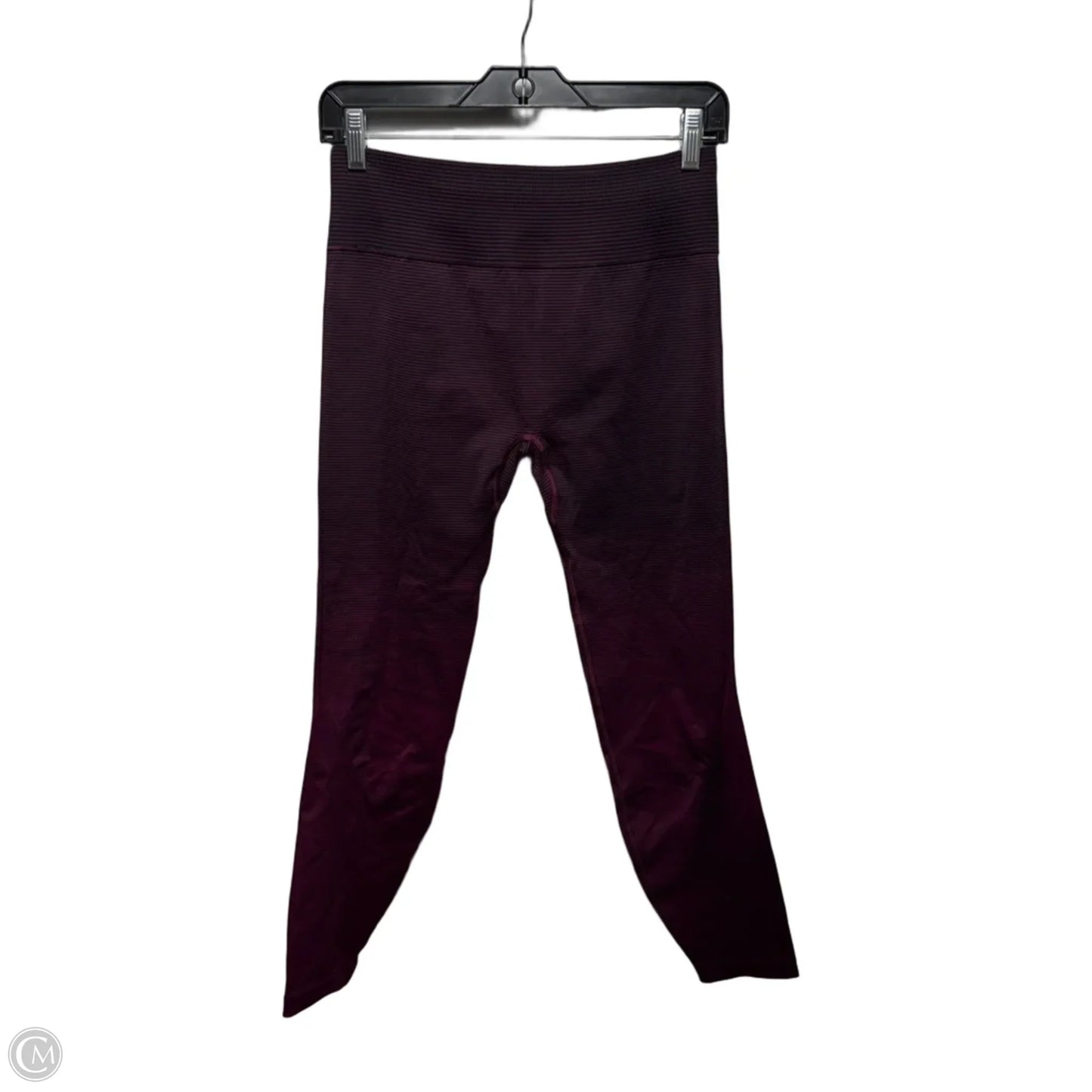 Athletic Leggings By Lululemon In Striped Pattern, Size: 10