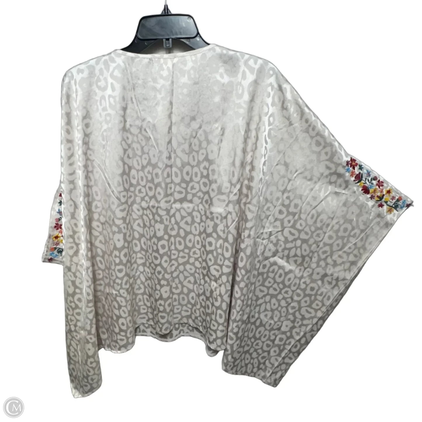 Top Long Sleeve By Oddi In Floral Print, Size: M/L