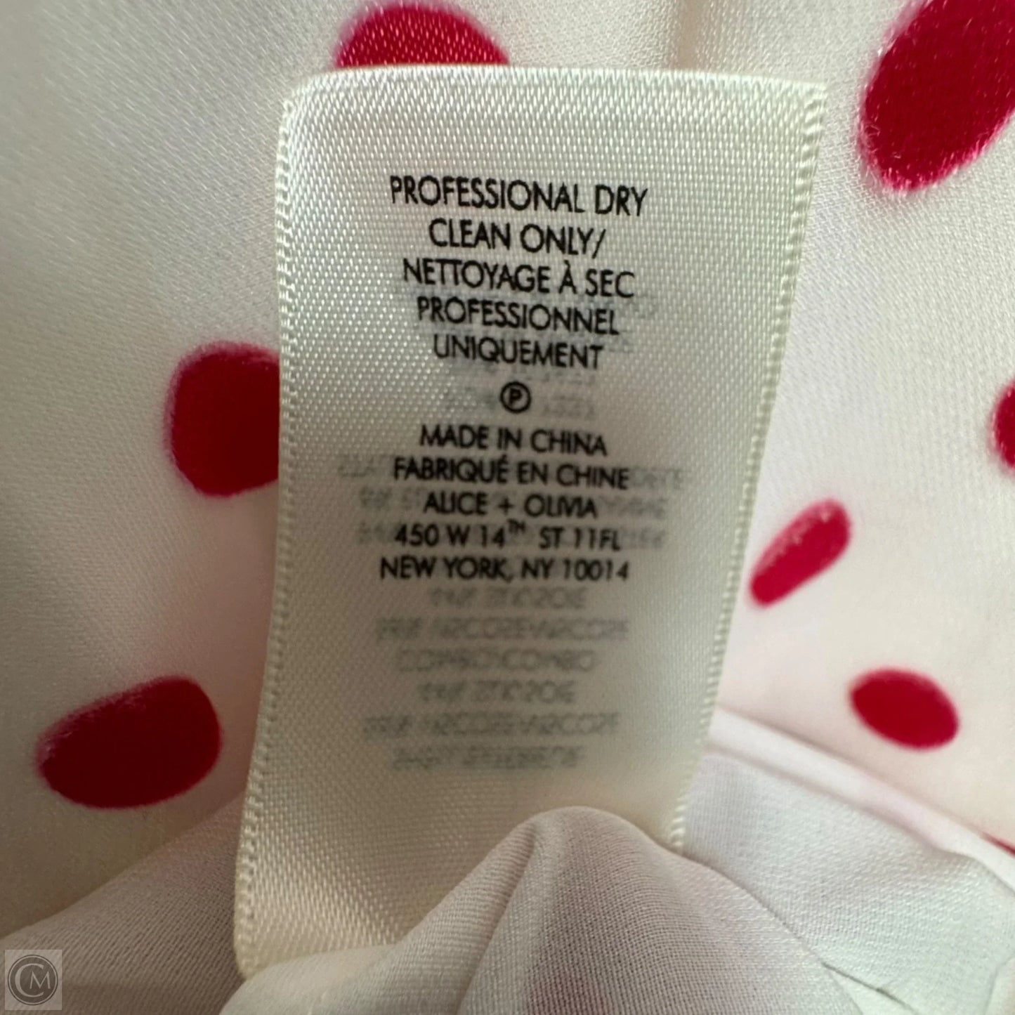 Mable Faux-Wrap Polka-Dot Midi Dress Designer By Alice + Olivia In Polkadot Pattern, Size: 2