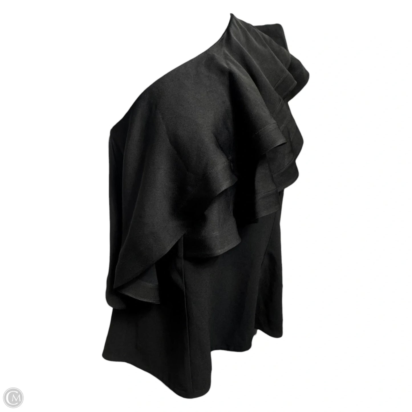 Ruffled One-Shoulder Blouse Luxury Designer By 3.1 Phillip Lim In Black, Size: 2