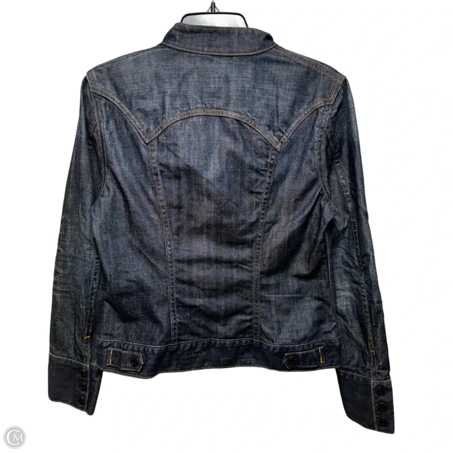 Jacket Denim By Gap In Blue Denim, Size: M
