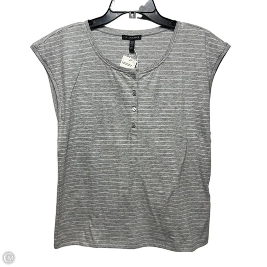 Top Sleeveless By Eileen Fisher In Striped Pattern, Size: S