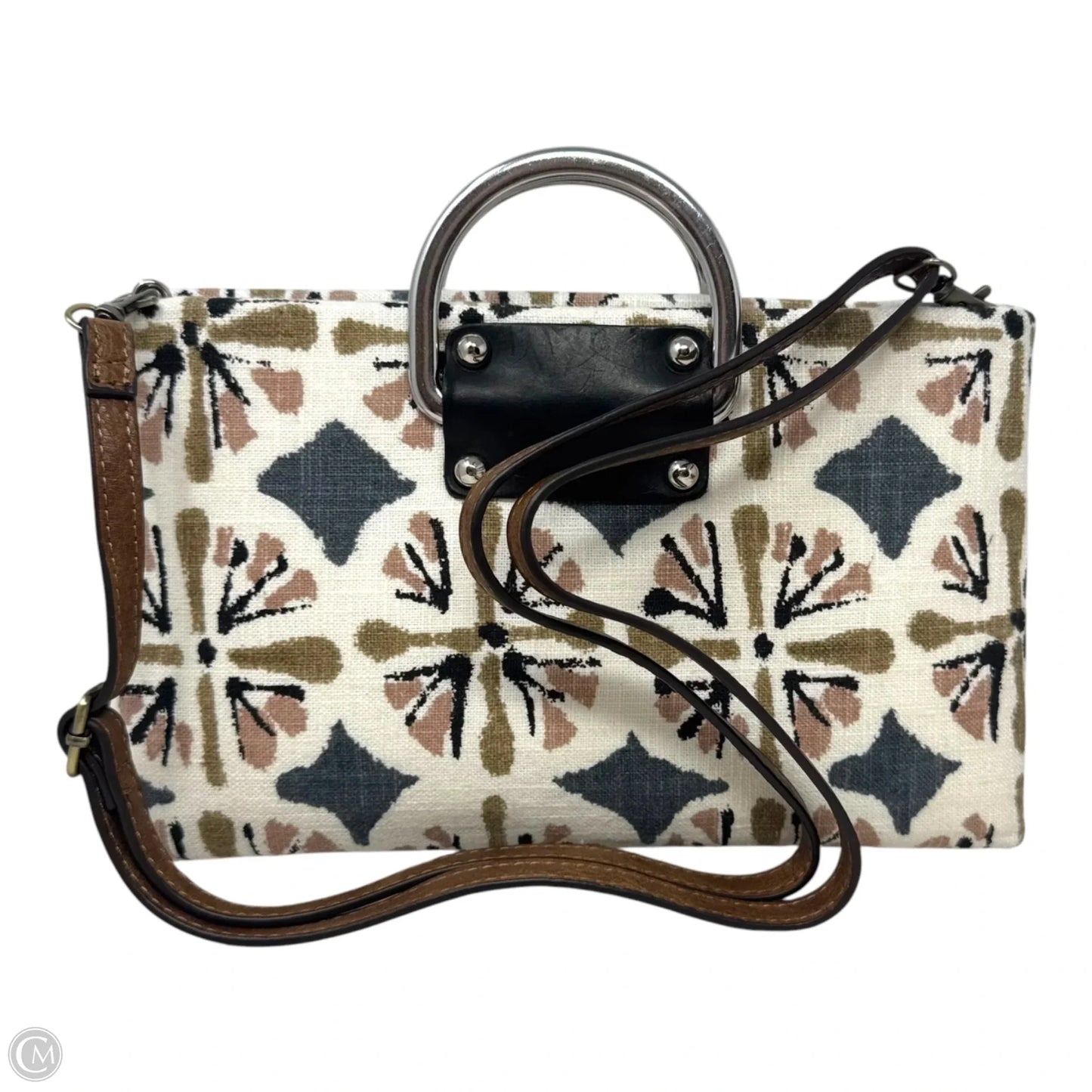 Silver D’s Handbag By Add Libb, Size: Small