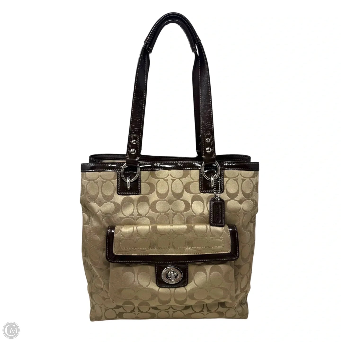 AS IS Penelope Tote Handbag Designer By Coach, Size: Medium