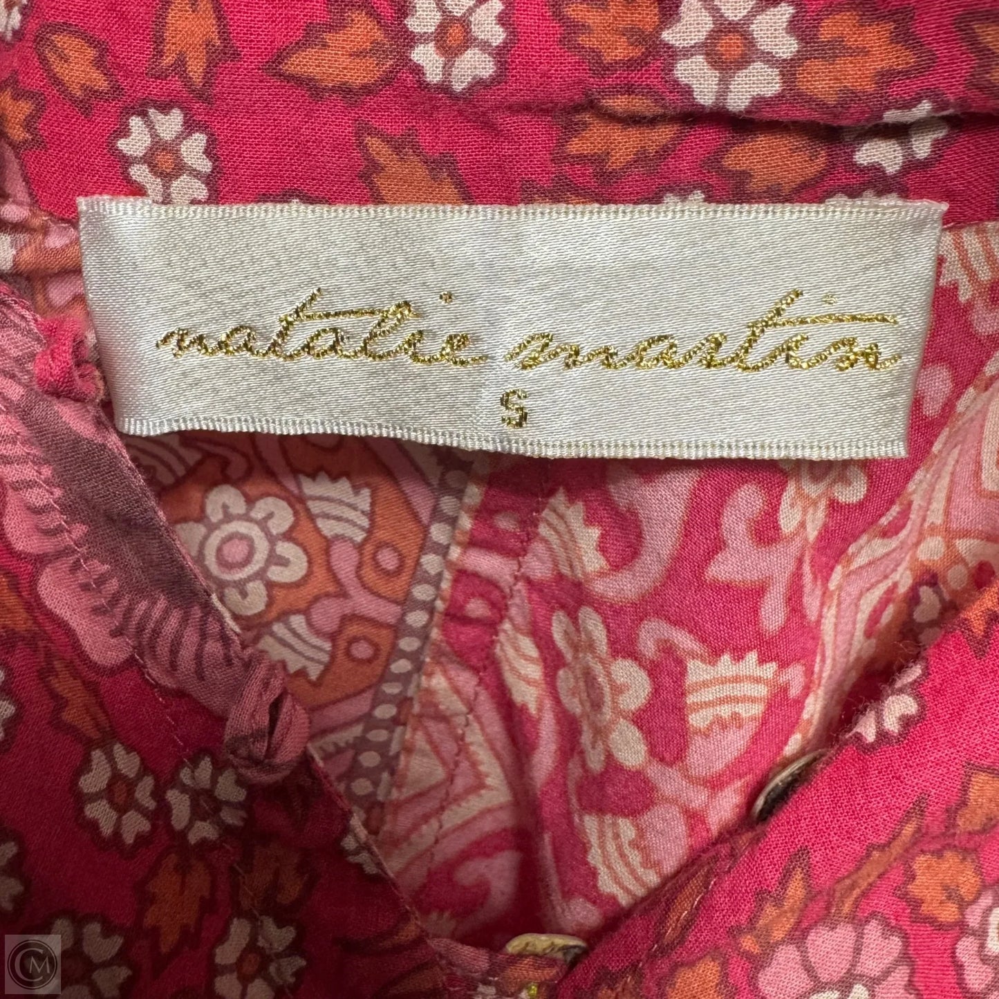 Silk Dress Casual Midi By Natalie Martin In Floral Print, Size: S