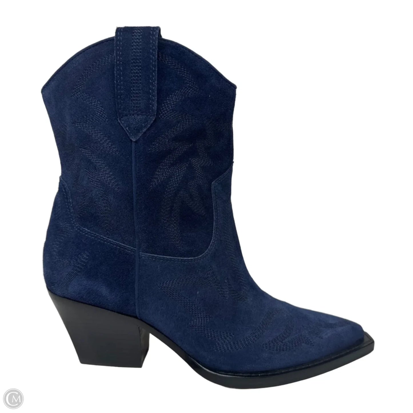 Boots Ankle Heels By Dolce Vita In Navy, Size: 8