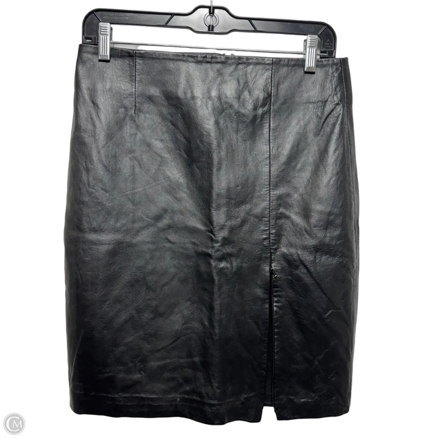 Skirt Midi By Wilsons Leather In Black, Size: 6
