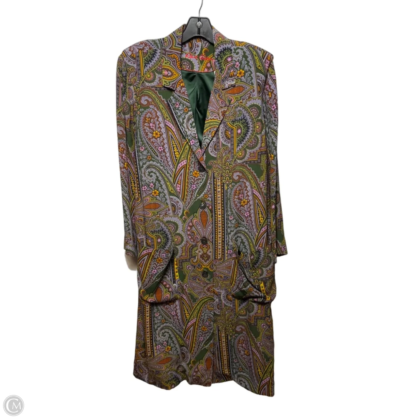 Coat By Robert Graham In Paisley Print, Size: Xl