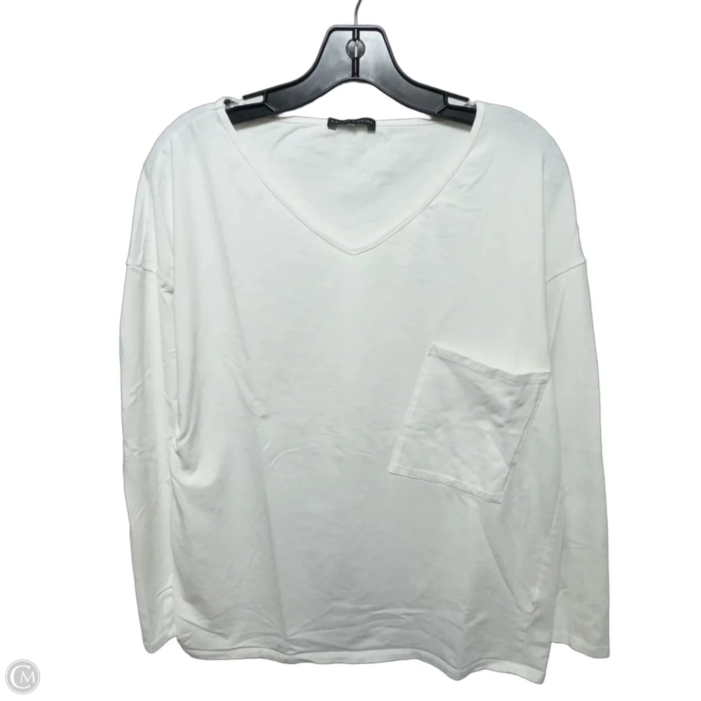 Top Long Sleeve Basic By Sarah Sacini In Cream, Size: L  ESTIMATED