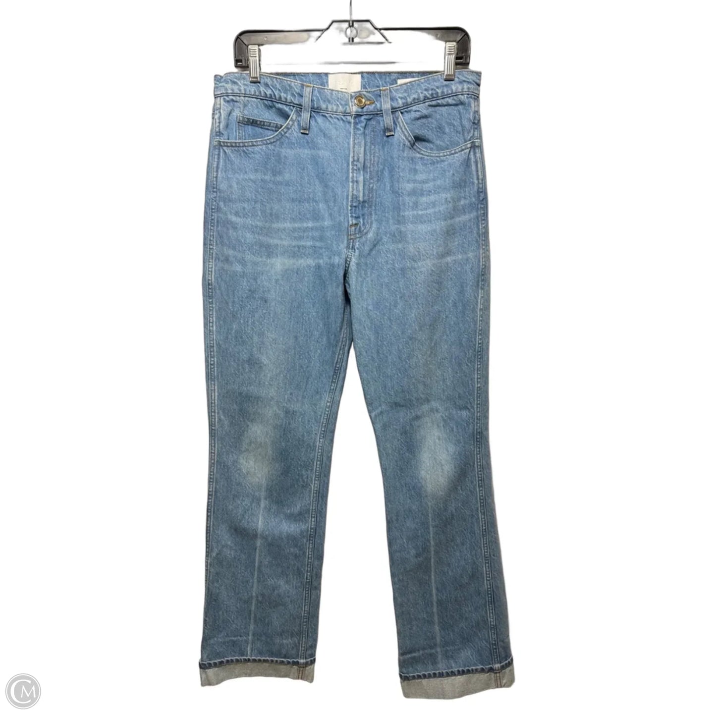 Le Italien Jeans Straight By Frame In Blue Denim, Size: 8/29