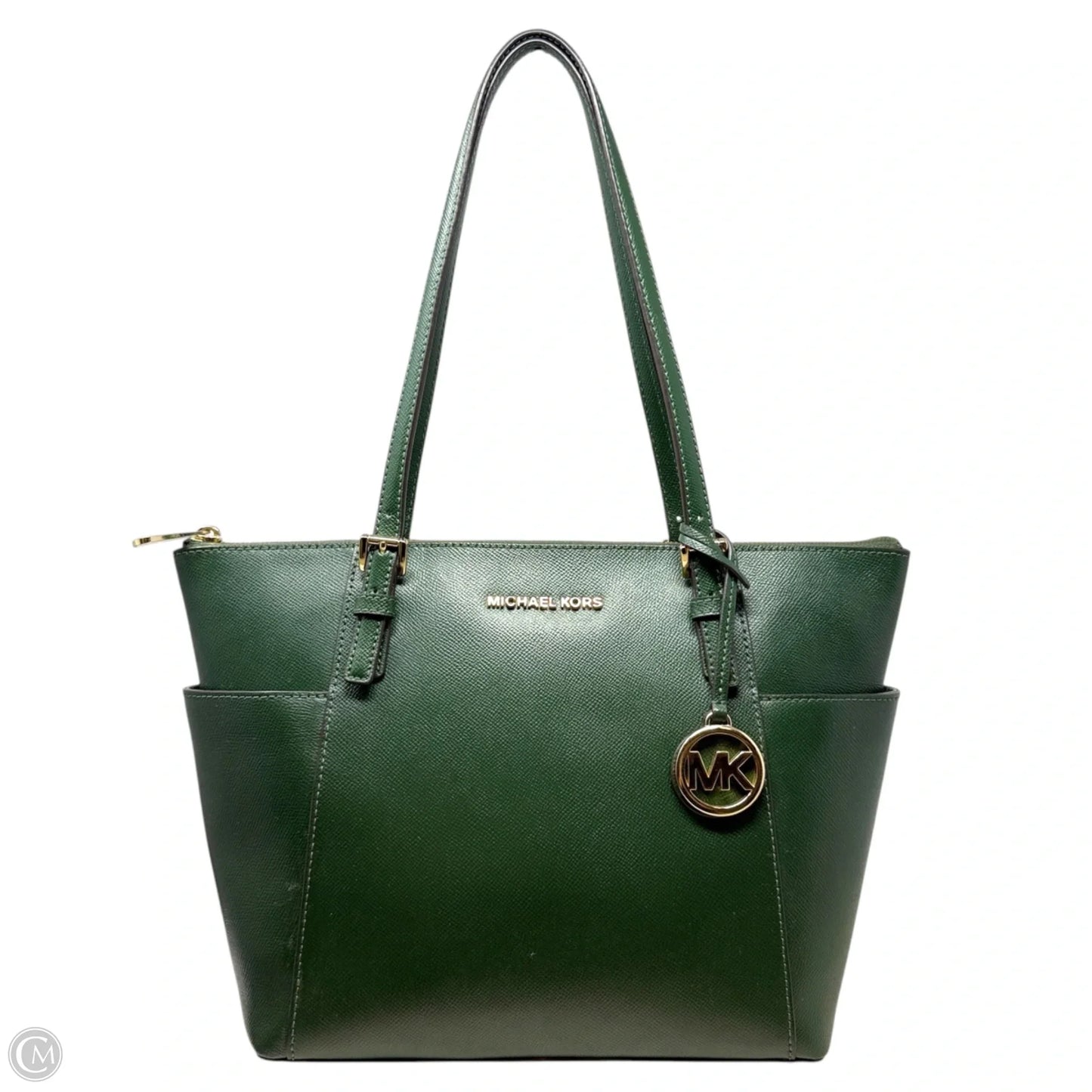 Charlotte Saffiano Leather Top-Zip Tote Bag By Michael By Michael Kors, Size: Medium
