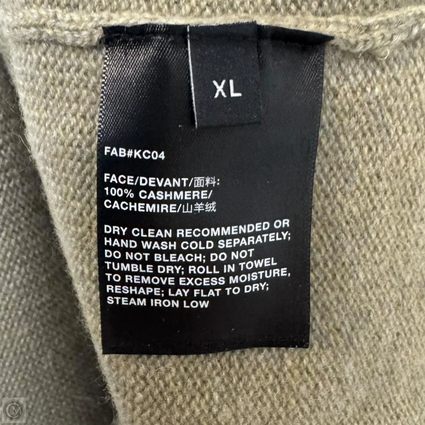 Sweater Cashmere Designer By Lafayette 148 In Green, Size: Xl