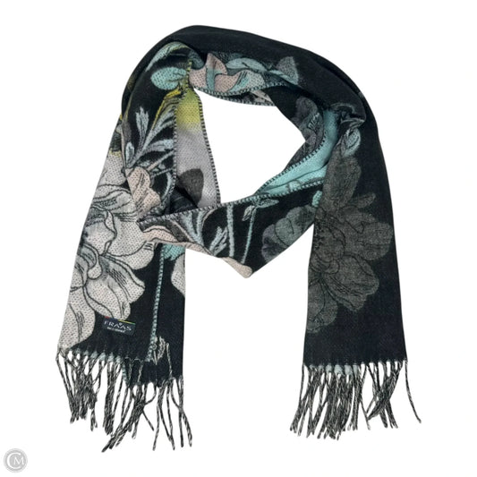 Floral Knit Long Scarf By V Fraas