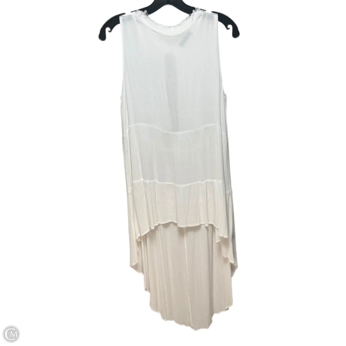 Tunic Sleeveless By Level Up In White, Size: S