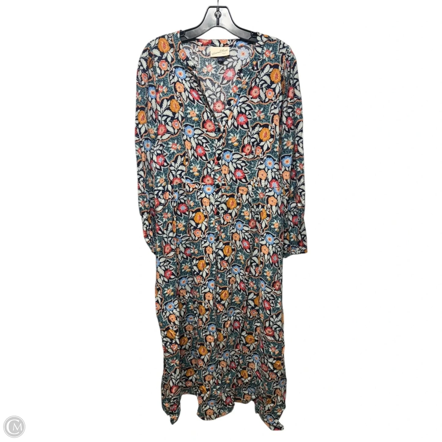Dress Casual Maxi By Universal Thread In Floral Print, Size: L