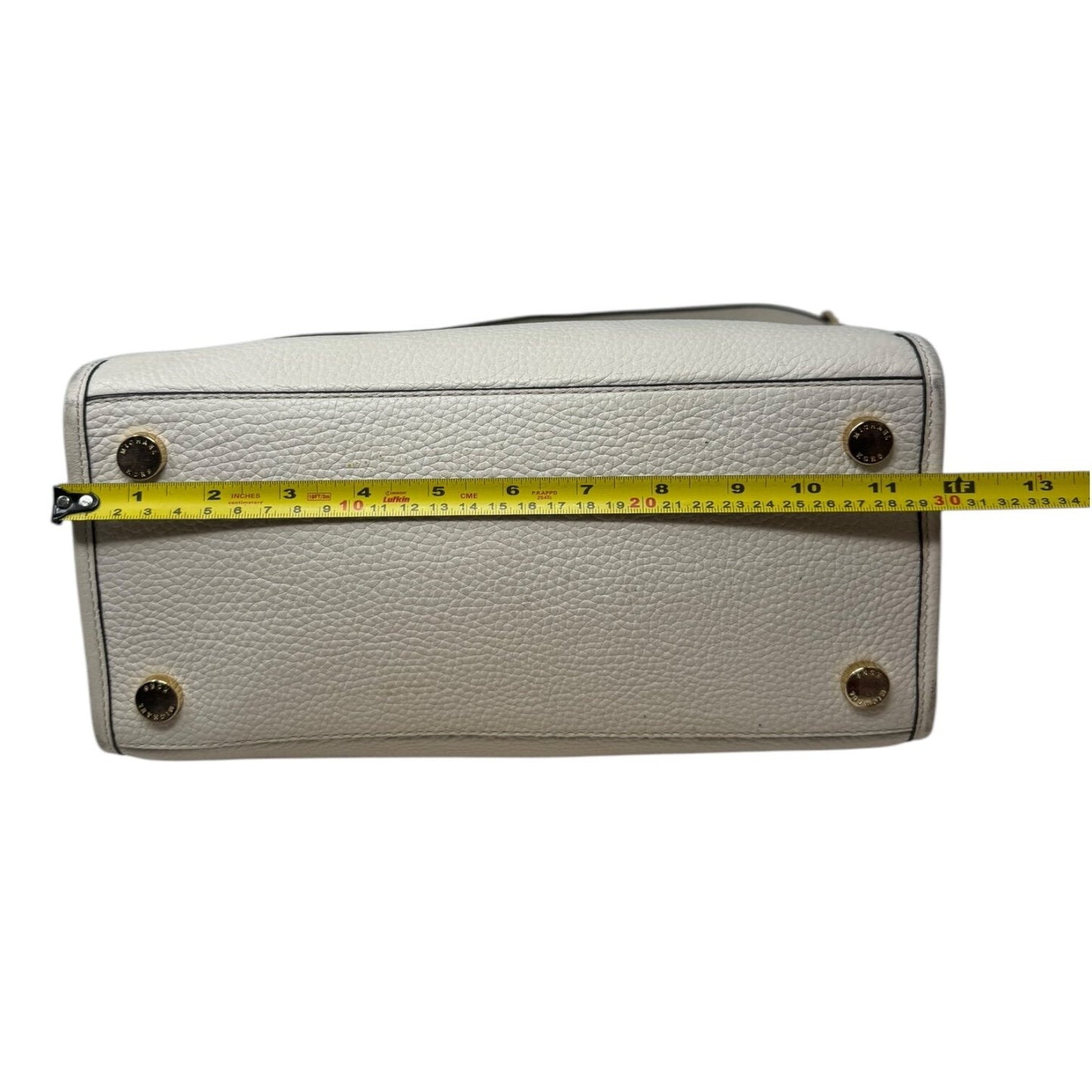 Hutton Dome Top Handle Crossbody Handbag Leather By Michael By Michael Kors  Size: Medium