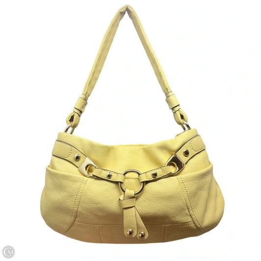 Leather Shoulder Bag By B. Makowsky, Size: Small
