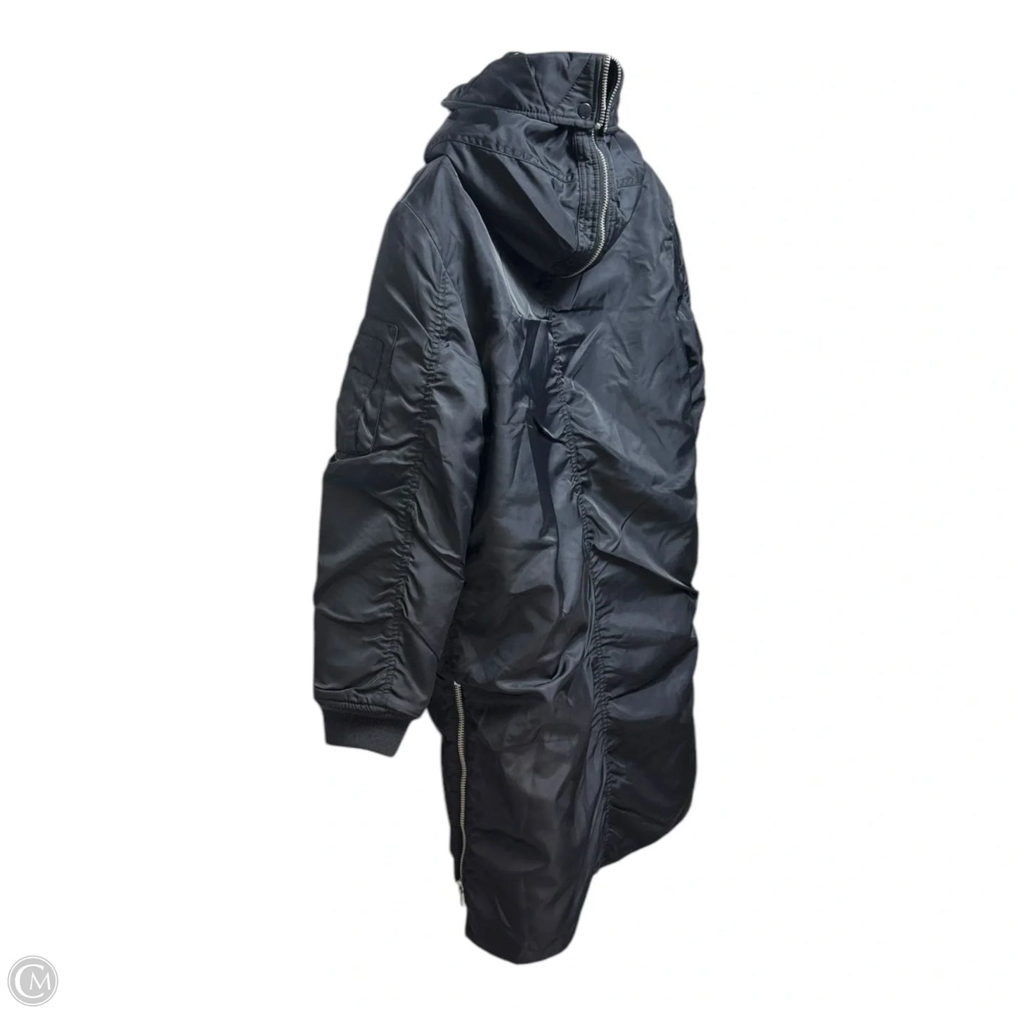 Oren Shell Parka Coat Designer By All Saints In Black, Size: S