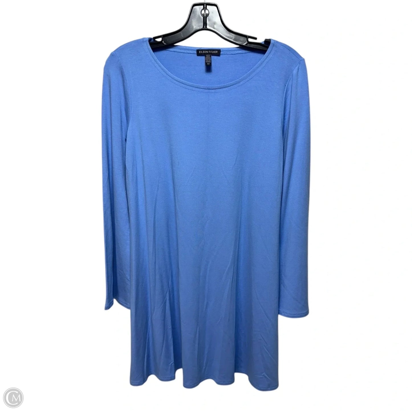 Tunic Long Sleeve By Eileen Fisher In Blue, Size: S