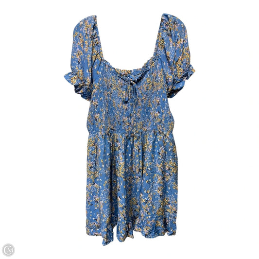 Dress Casual Short By Auw In Floral Print, Size: 3x