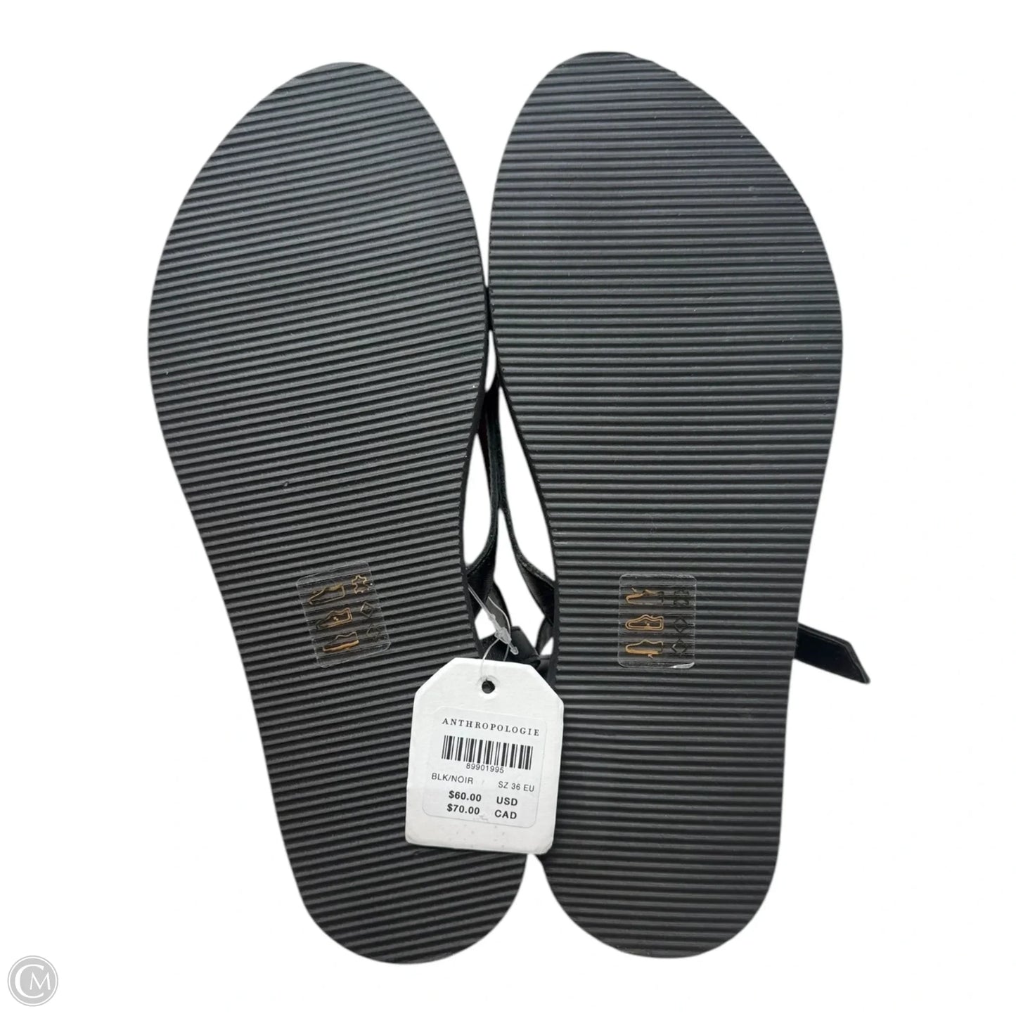 Sandals Flats By Pilcro In Black, Size: 6