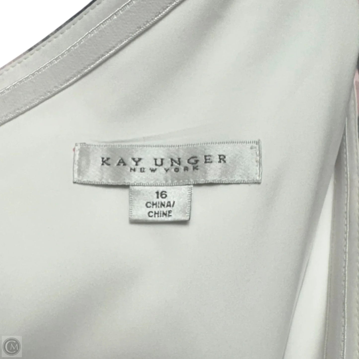 Kaylee One Shoulder Midi Dress By Kay Unger In Floral Print, Size: 16