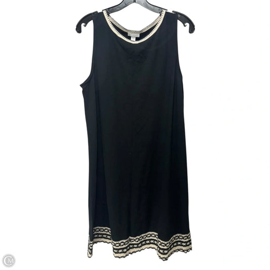 Dress Casual Short By J. Jill In Black & Cream, Size: L