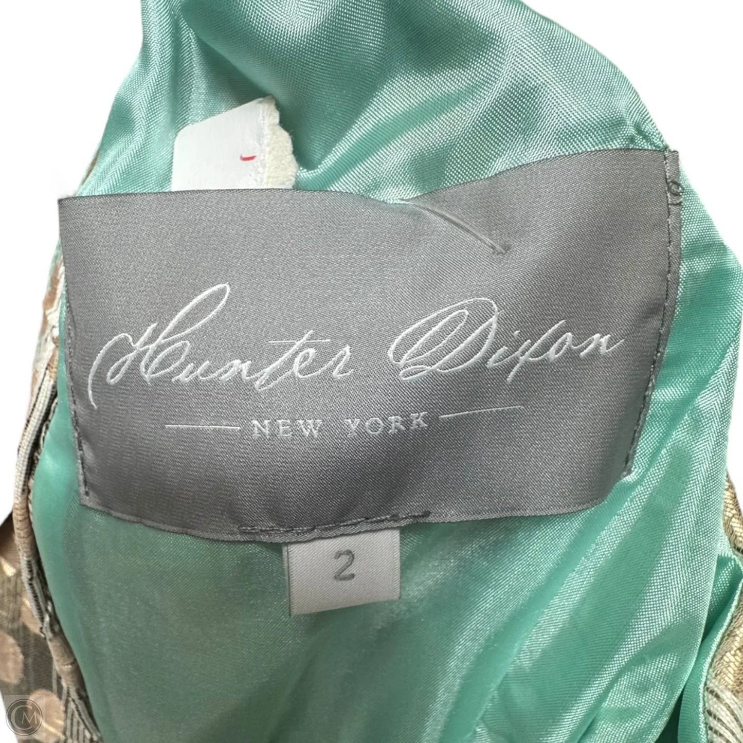 Fit & Flare Jacquard Mini Dress By Hunter Dixon X Anthropologie In Polkadot Pattern, Size: 2