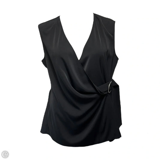 Top Sleeveless Designer By All Saints In Black, Size: L