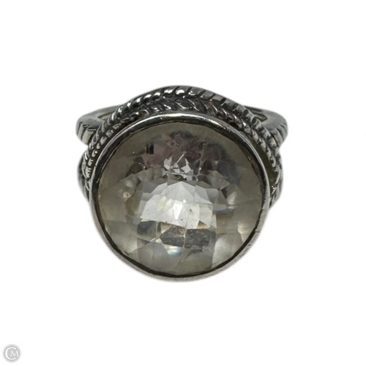 Crystal Ring Sterling Silver, Size: 7