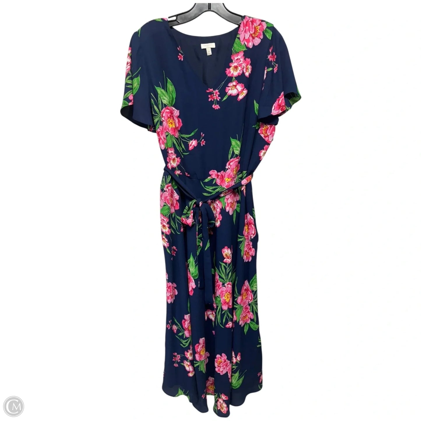 Painterly Fit & Flare Dress By Talbots In Floral Print, Size: 12