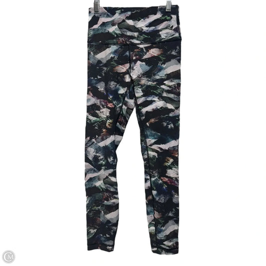 Athletic Capris By Lululemon In Multi-colored, Size: 4