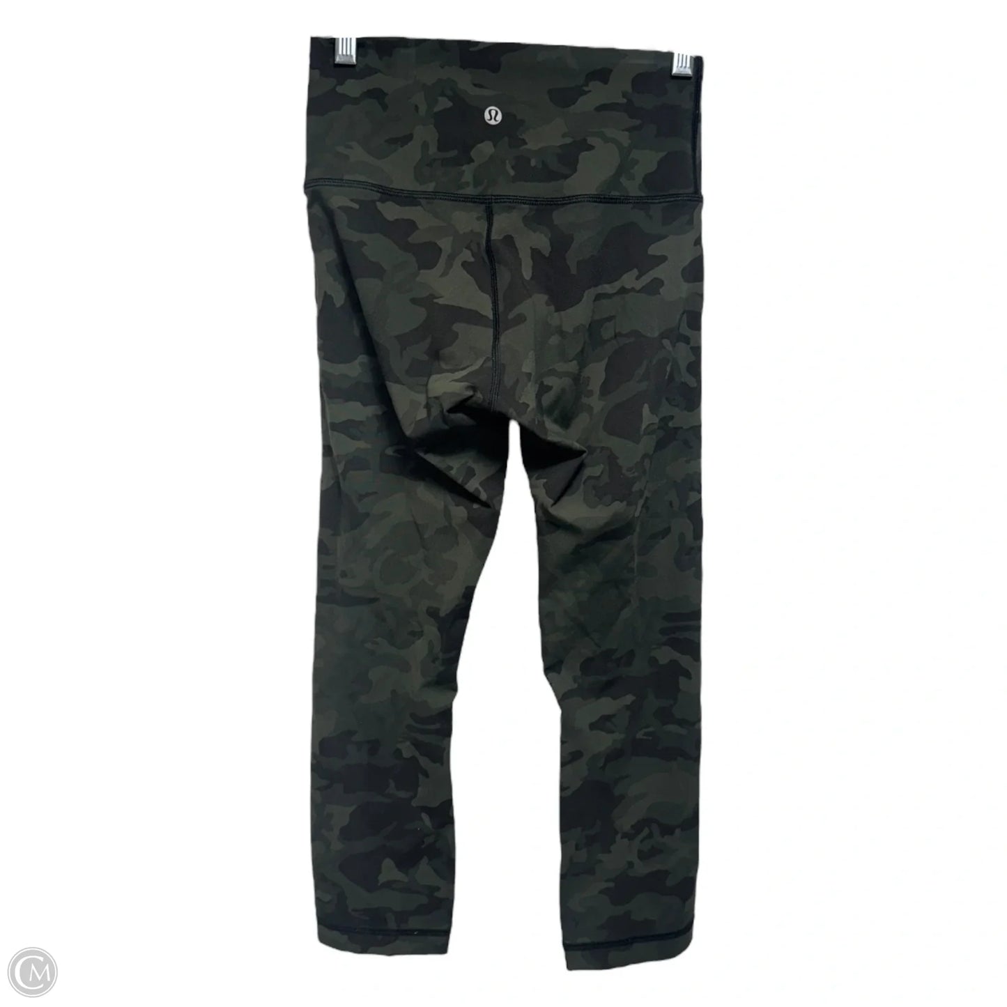 Athletic Capris By Lululemon In Camouflage Print, Size: 4l