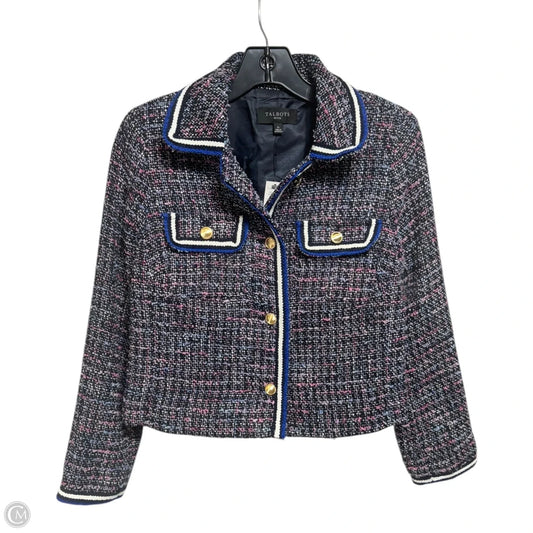 Breeze Tweed Jacket By Talbots In Multi-colored, Size: 2p