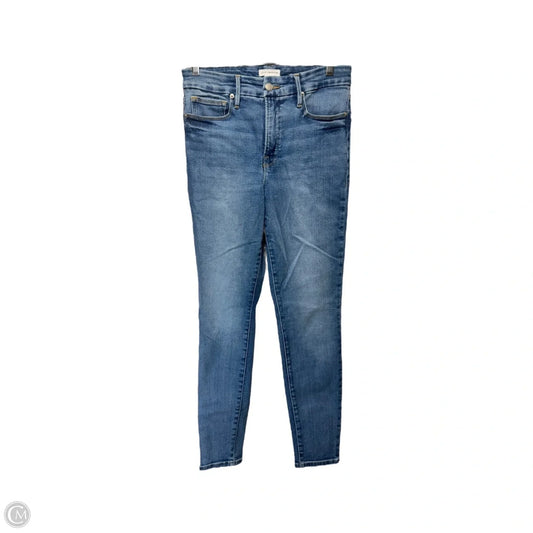 Jeans Skinny By Good American In Blue Denim, Size: 4
