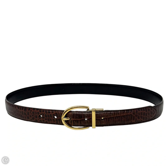 Reversible Leather Belt By Lauren By Ralph Lauren, Size: Small