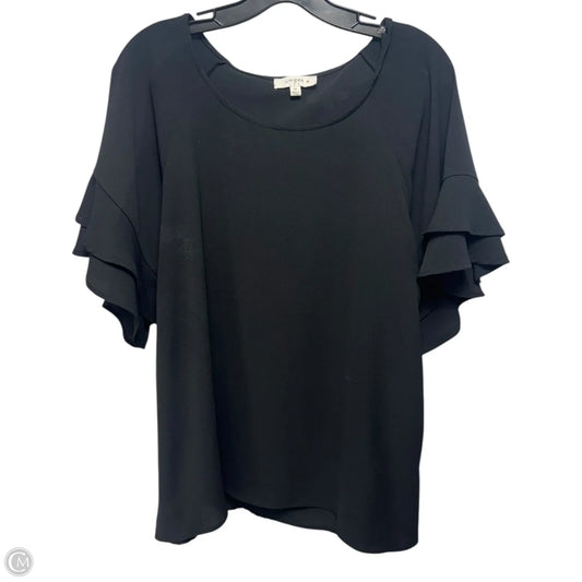 Top Short Sleeve By Umgee In Black, Size: Xl
