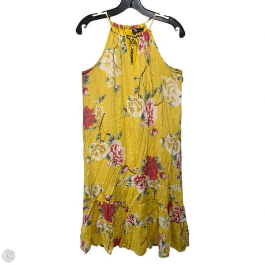 Gary Dress With Keyhole By Mlle Gabrielle In Floral Print, Size: S