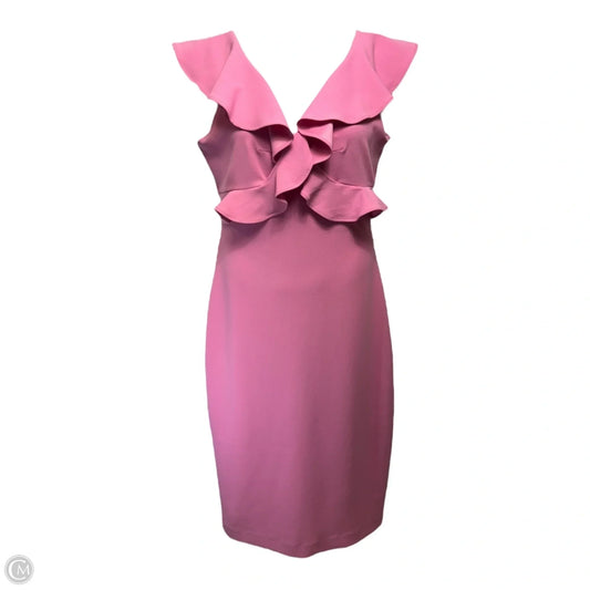 Dress Casual Midi By Antonio Melani In Pink, Size: M